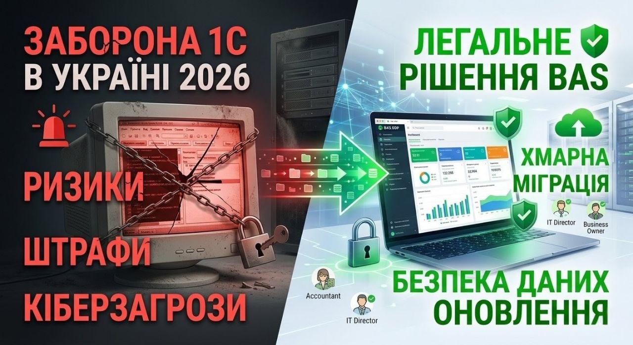 Безпечна альтернатива 1С: міграція бази даних на сервер хмар.